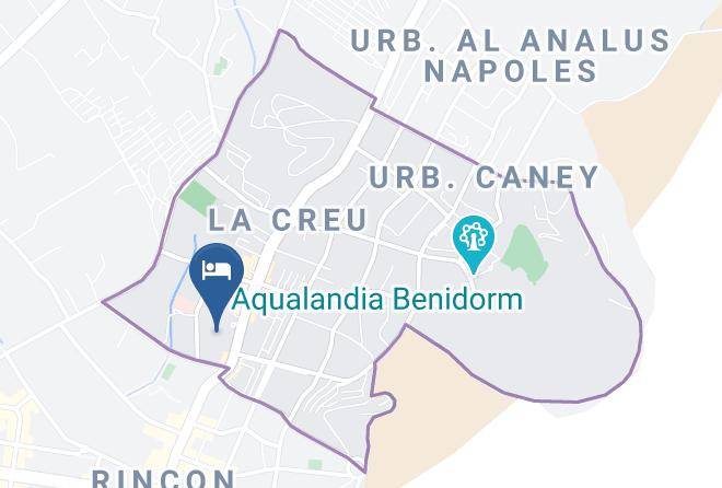 Alicante - Melia Benidorm Maps