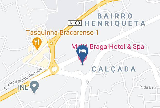 Tenoes - Melia Braga Hotel & Spa Maps