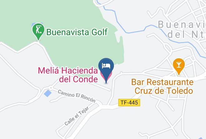 Santa Cruz De Tenerife - Melia Hacienda Del Conde Maps
