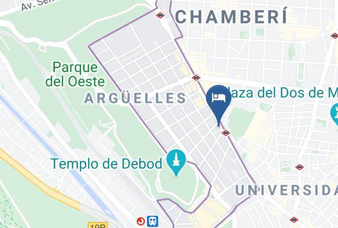 Madrid - Melia Madrid Princesa Maps