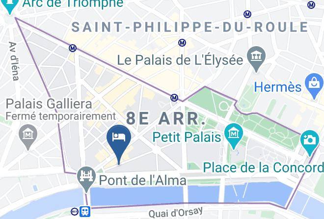 Paris - Melia Paris Villa Marquis A Melia Collection Hotel Maps