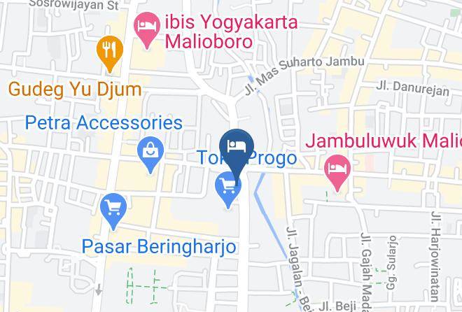 Kota Yogyakarta - Melia Purosani Yogyakarta Maps