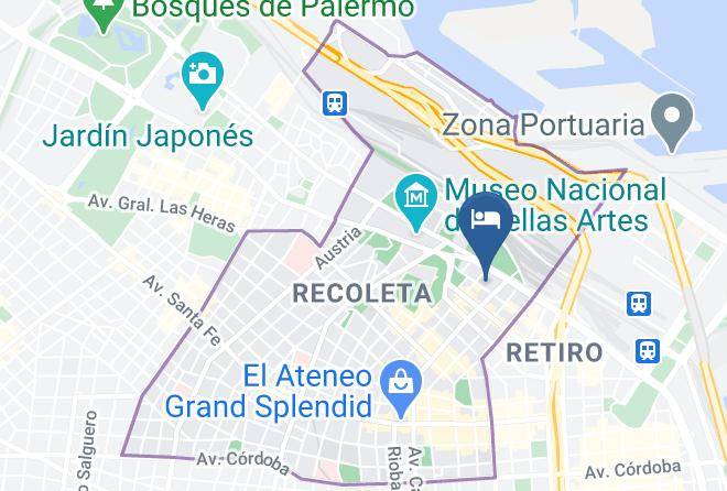 Buenos Aires - Melia Recoleta Plaza Maps
