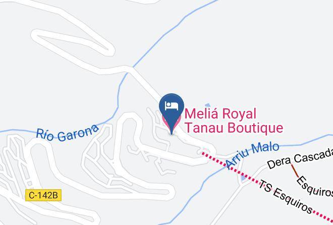 Lleida - Melia Royal Tanau Boutique Hotel Maps