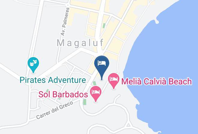 Baleares - Melia South Beach Maps