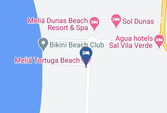 Melia tortuga beach map