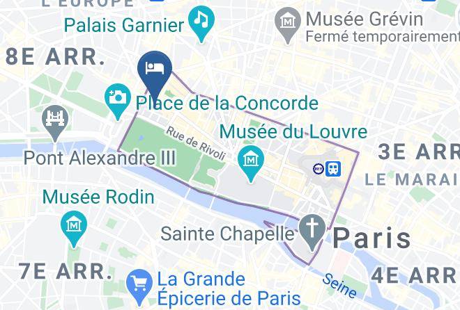 Paris - Melia Vendome Maps