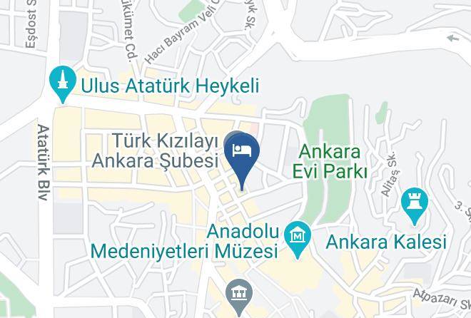 Altindag - Melih Otel Maps