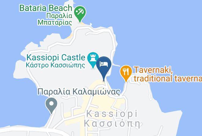 Melina Bay Hotel Boutique Hotel Kassiopi Corfu Map