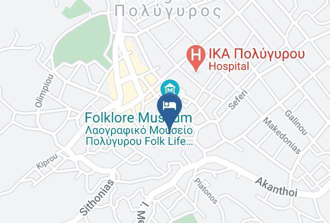 Khalkidhiki - Melina Hotel Maps