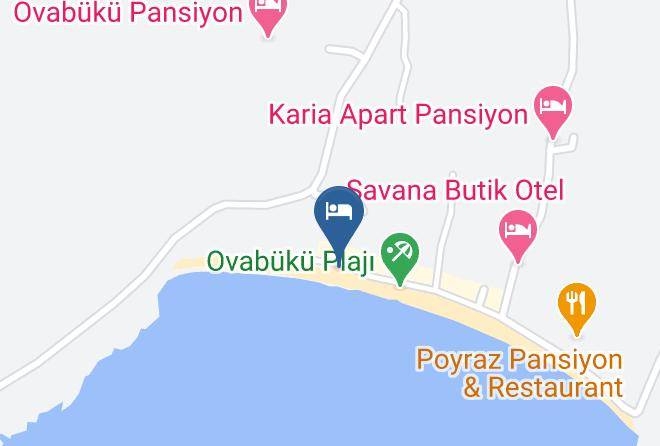 Mugla - Melinda Pansiyon Maps