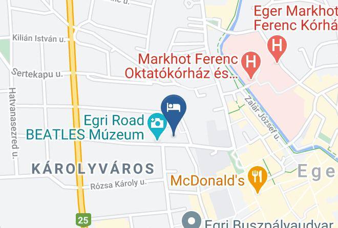 Eger - Melior Szallo Maps