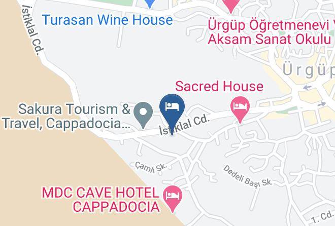 Urgup - Melis Cave Hotel Maps