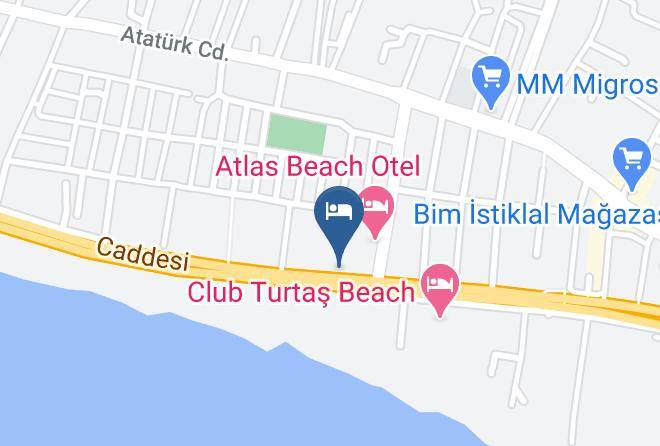 Konakli - Melisa Garden Otel Maps