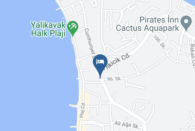 Bodrum - Melise Otel Maps