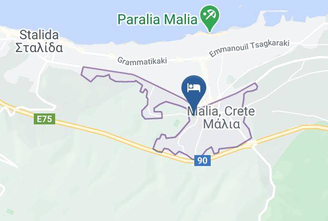 Iraklion - Melissa Apartments Maps