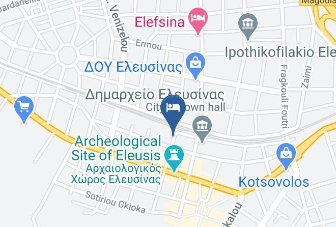 West Attica - Melissa Hotel Maps