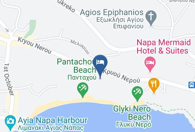 Cyprus - Melissi Beach Hotel & Spa Maps
