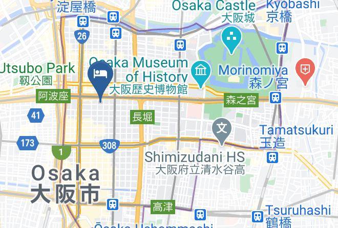 Osaka City Chuo Ward - Mell Theater Nibiironokaze 303 Maps