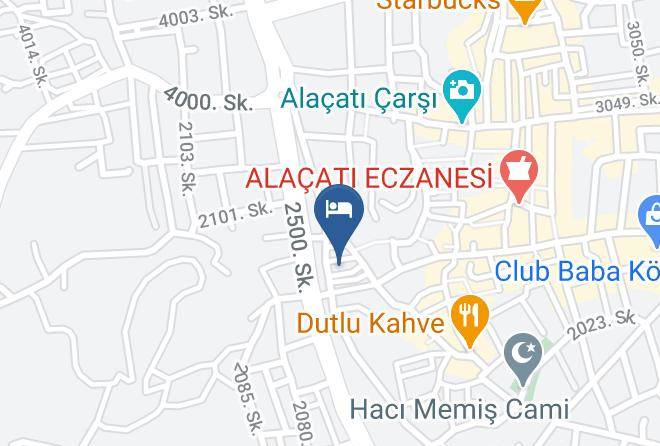 Cesme - Mells Alacati Hotel Maps