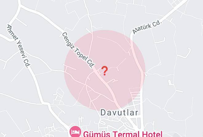 Davutlar - Melodi Club Otel Maps