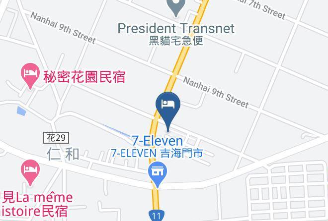 Melody Citylife Guesthouse Mapa - Taiwan - Hualiennty