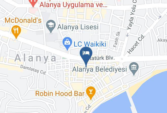 Alanya - Melody Hotel Maps