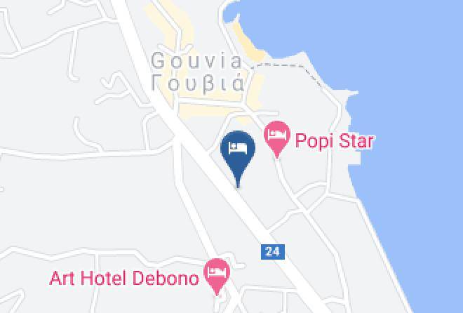 Kerkira - Melody Hotel Maps