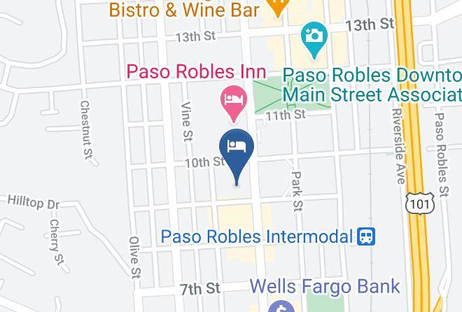 San Luis Obispo - Melody Ranch Motel Maps