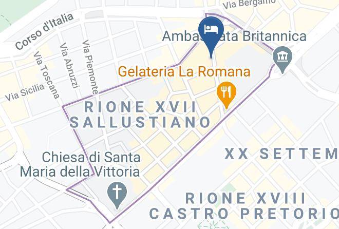 Rome - Melody Suite B&b Maps