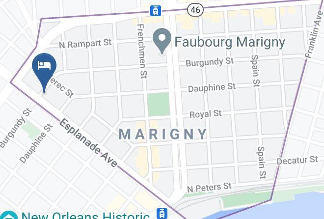 Orleans Par - Melrose Mansion Maps