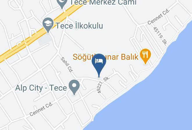 Mezitli - Meltem Pansiyon Maps