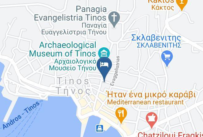 Tinos - Meltemi Hotel Maps