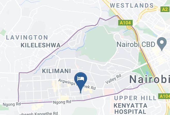 Nairobi - Meltonia Luxury Suites Maps