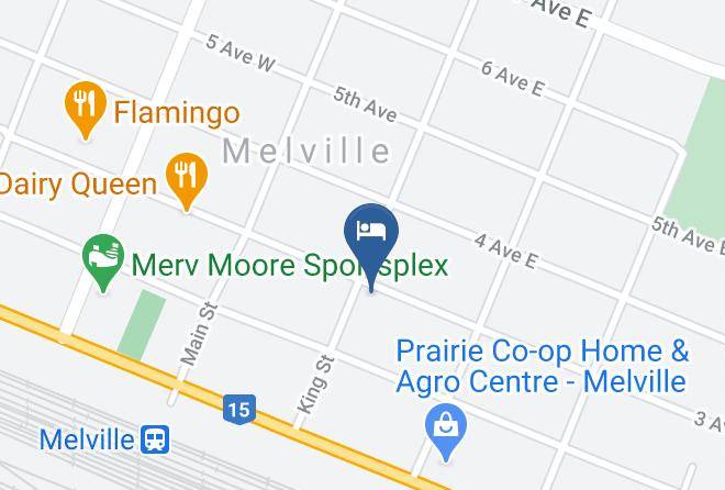 Melville Classic Inn Map