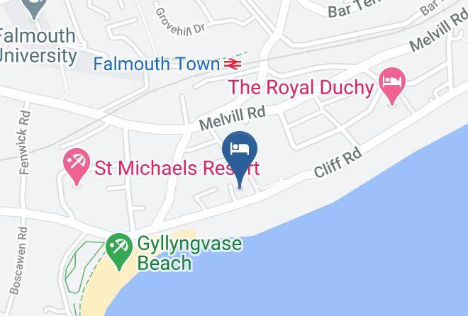 Cornwall - Membly Hall Hotel Maps