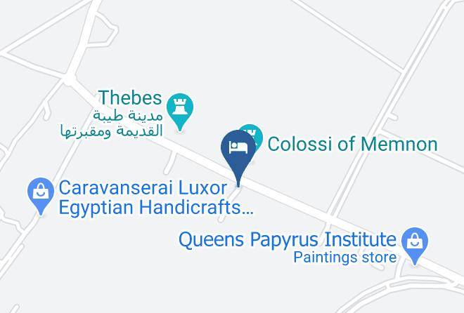 Memnon Hotel Luxor Map