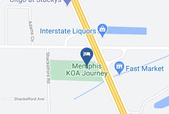 Crittenden - Memphis Koa Journey Maps