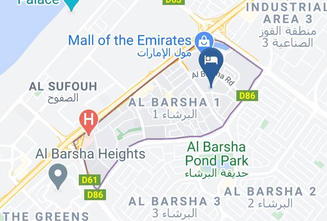 Dubai - Mena Plaza Hotel Albarsha Maps