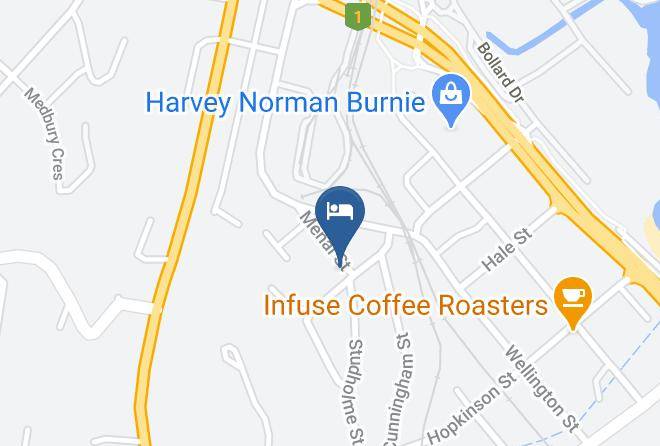 Burnie - Menai Hotel Motel Maps