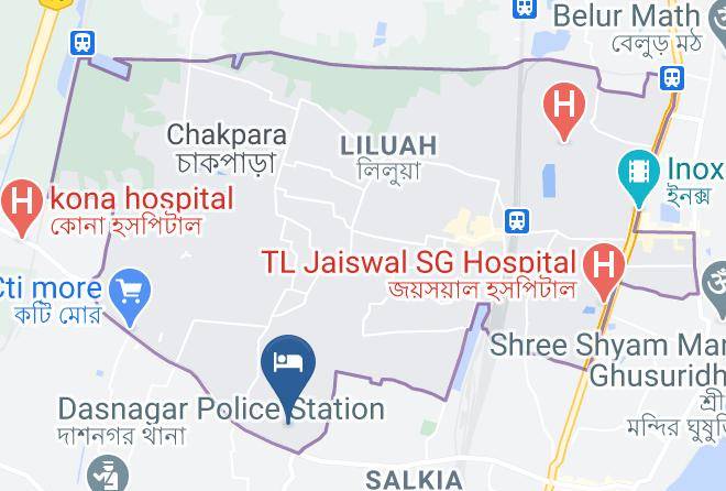 Haora - Menaka Hotel Maps