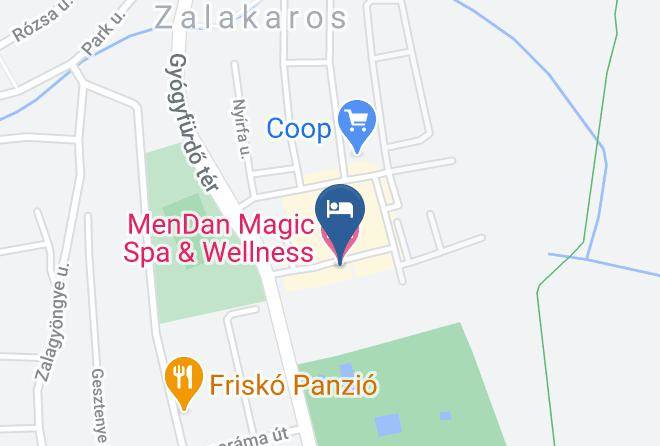 Mendan Magic Spa & Wellness Hotel Map