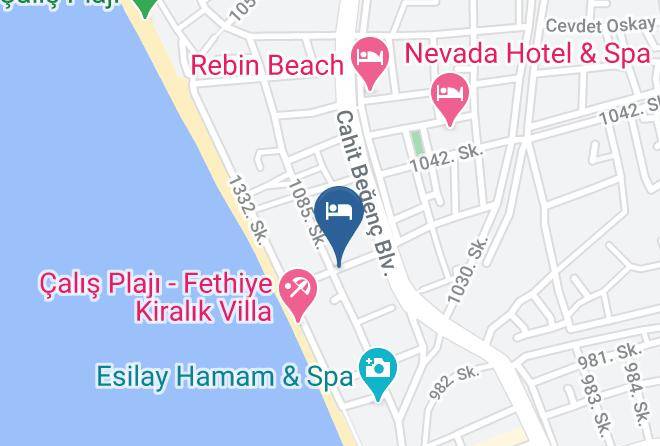 Fethiye - Mendos Garden Exclusive Hotel Fethiye Maps