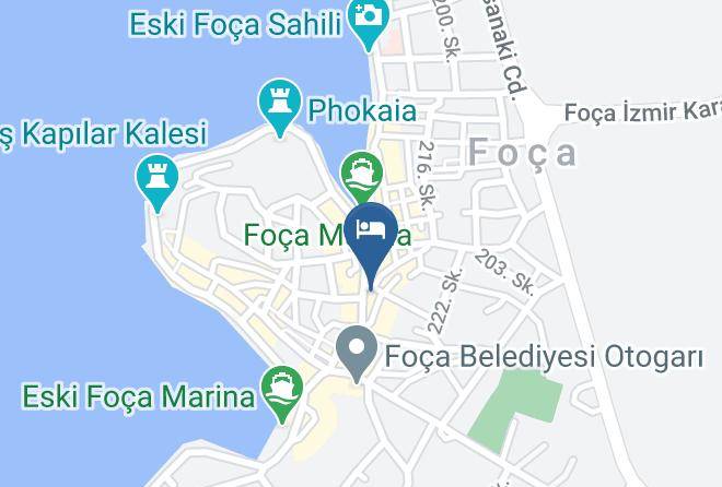 Foca - Menendi Otel Maps