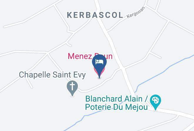 Finistere - Menez Reun Maps