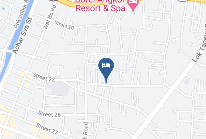 Meng Boutique Apartments Karte - Siem Reap - Siem Reab Town