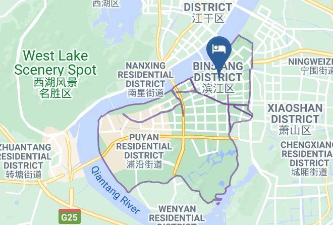 Hangzhou - Meng Er Holidy Hotel Hangzhou Maps