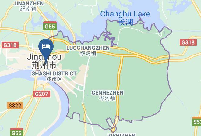 Jingzhou - Mengda Hotel Maps
