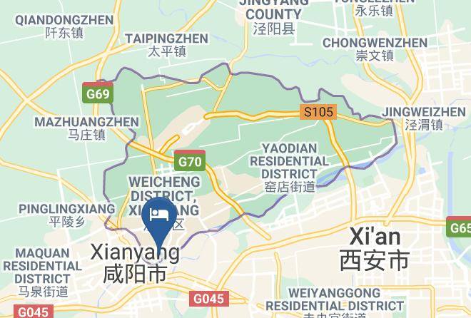 Xianyang - Mengji Business Hotel Maps