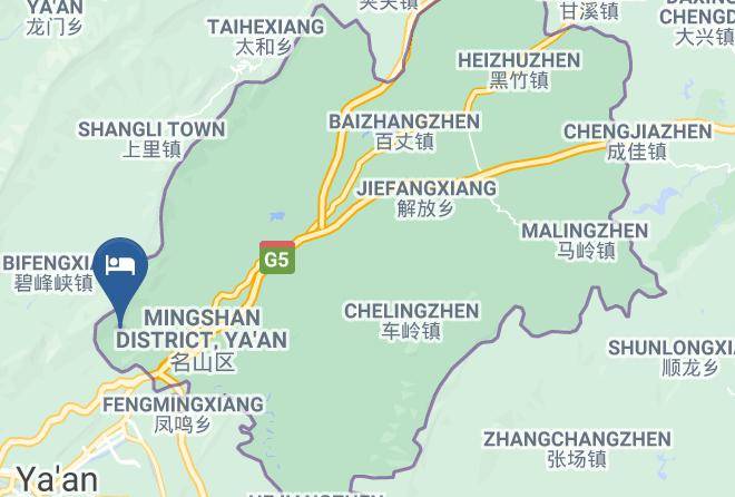 Yaan - Mengshan Chashanlou Maps